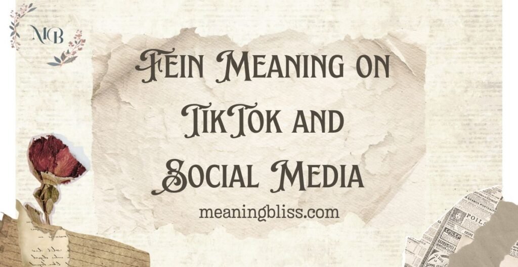 Fein Meaning on TikTok and Social Media