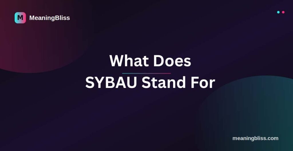 What Does SYBAU Stand For