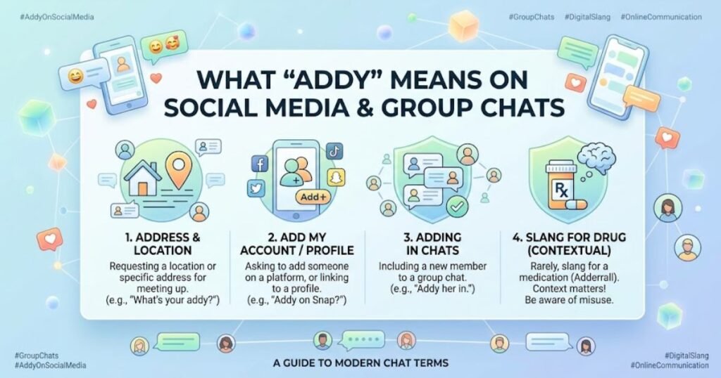 Addy On Social Media