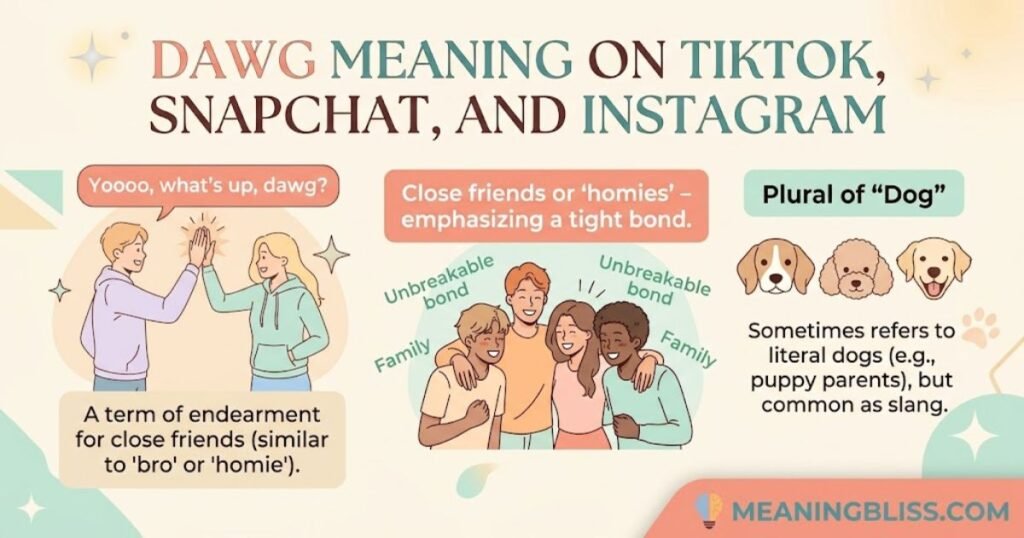 Dawg Meaning on TikTok Snapchat and Instagram