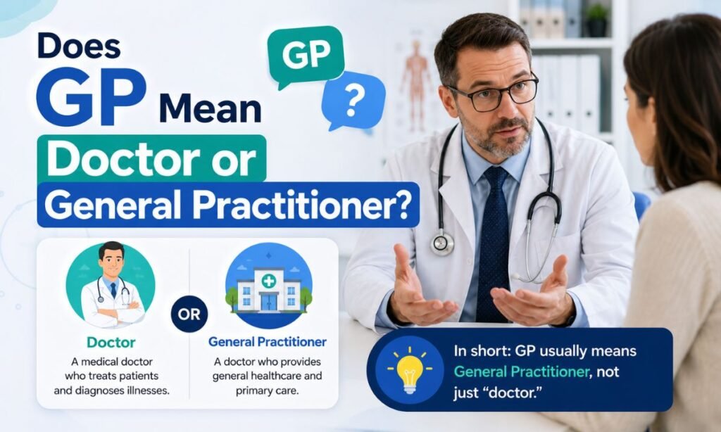 Does GP Mean Doctor or General Practitioner