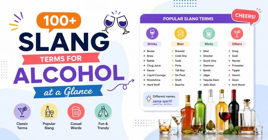 Slang Terms for Alcohol at a Glance