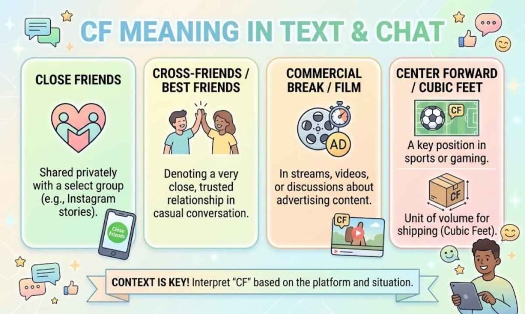 CF Meaning in Text and Chat