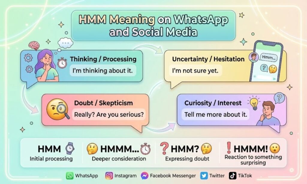 HMM Meaning on WhatsApp and Social Media