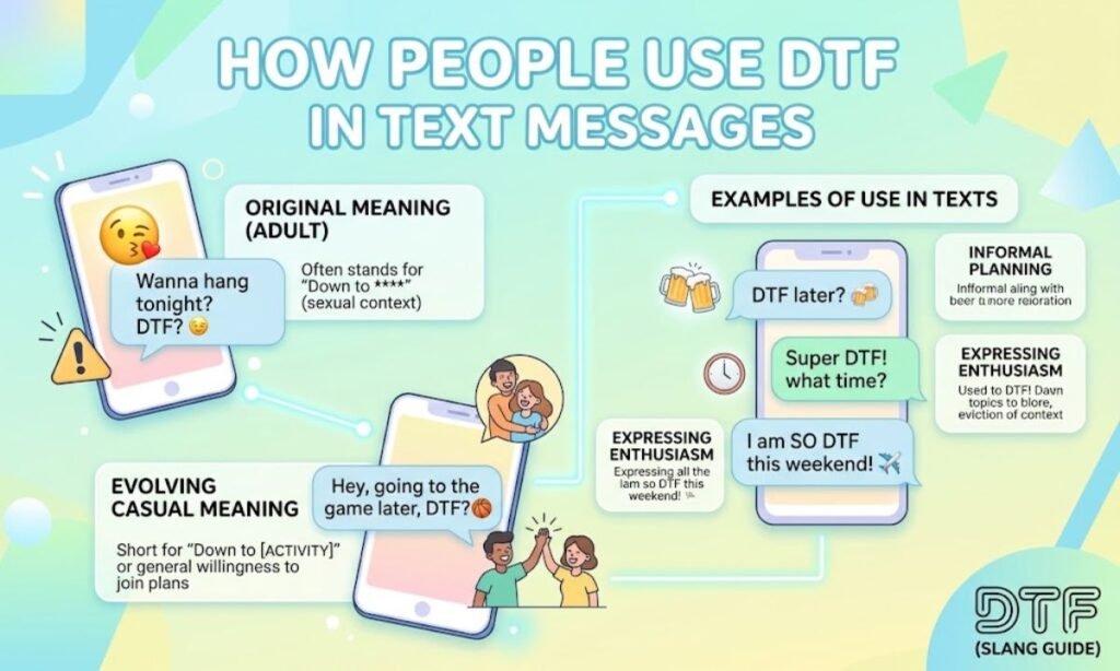 How People Use DTF in Text Messages
