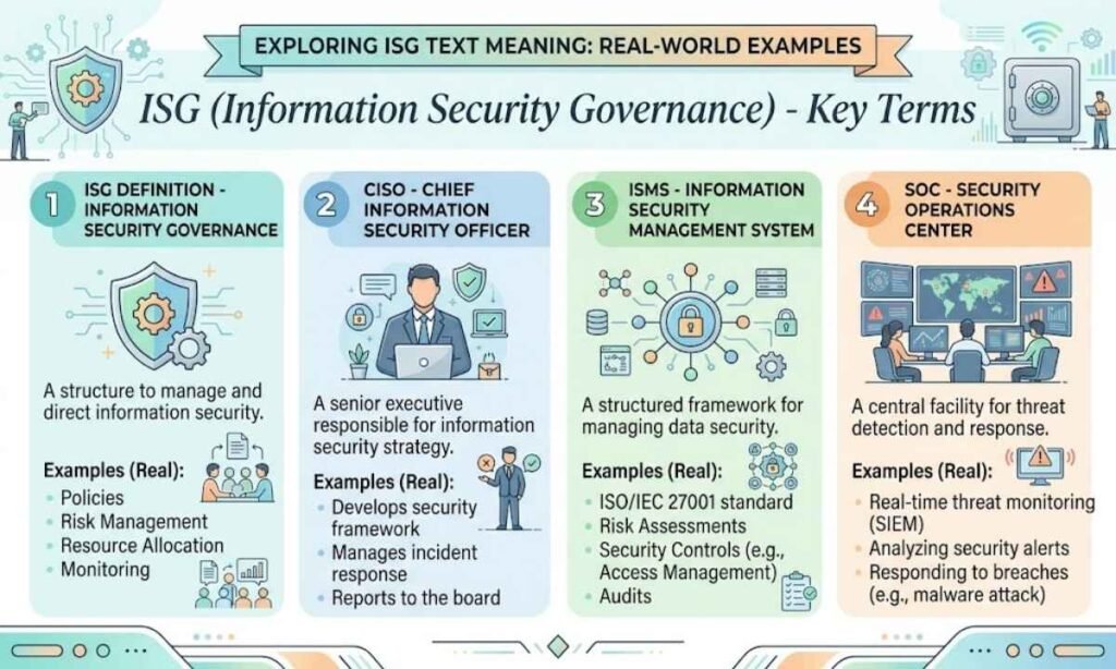 ISG Text Meaning With Real Examples