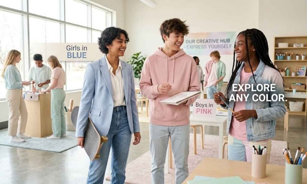 Can Girls Wear Blue and Boys Wear Pink