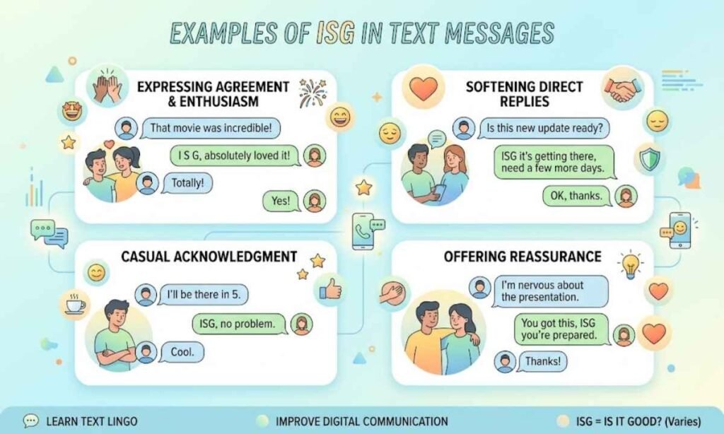 Examples of ISG in Text Messages