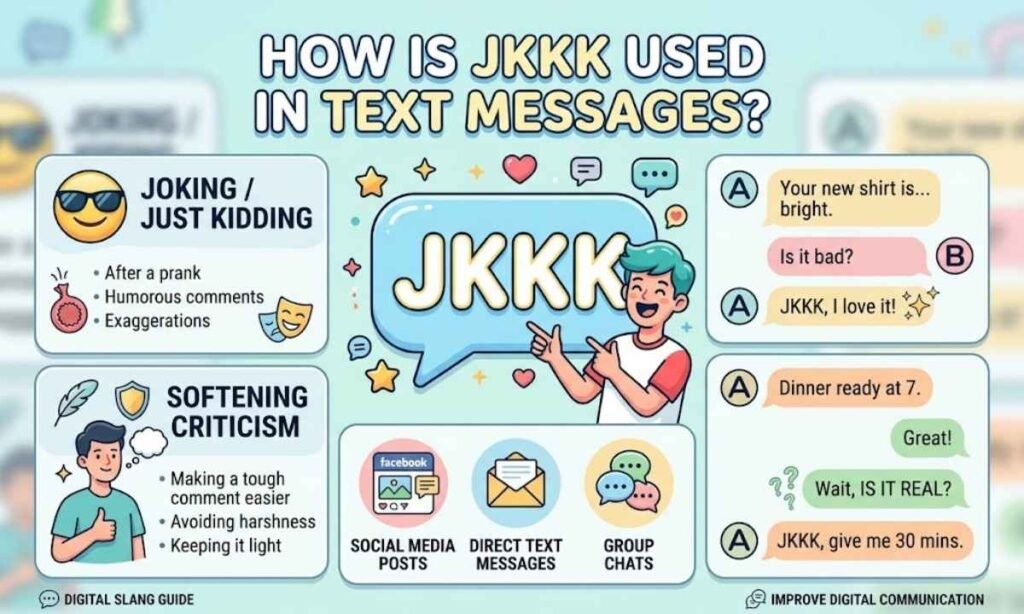 How Is JKKK Used in Text Messages