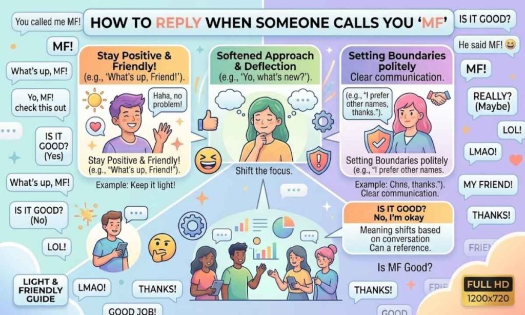 How to Reply When Someone Calls You MF