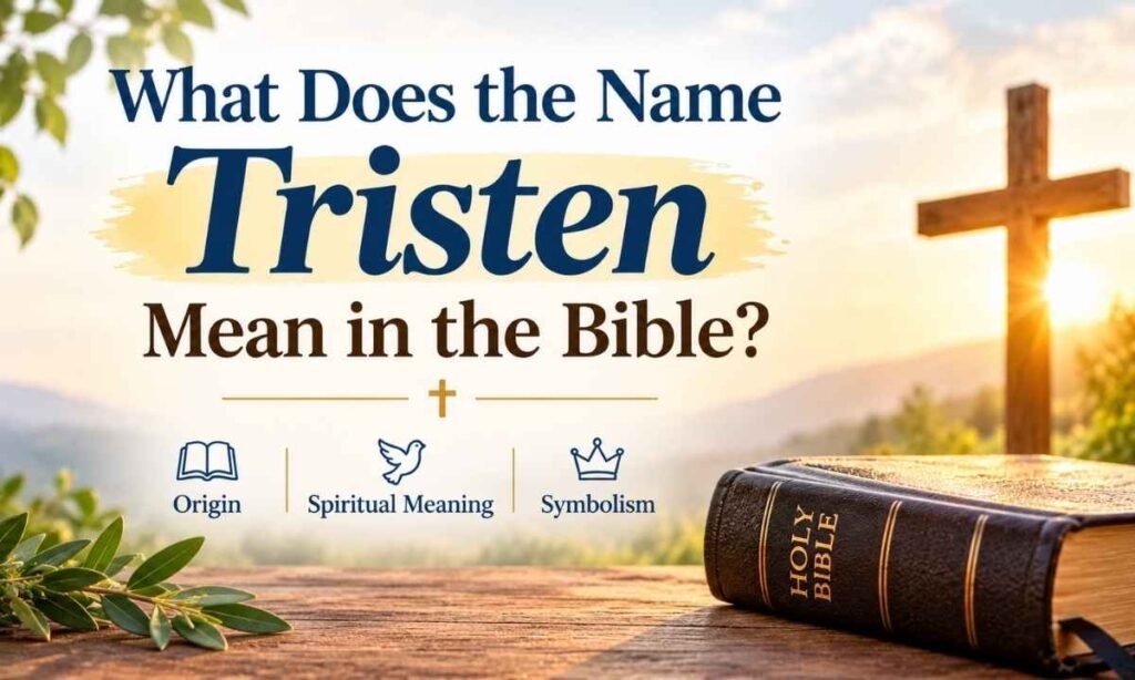 What Does the Name Tristen Mean in the Bible
