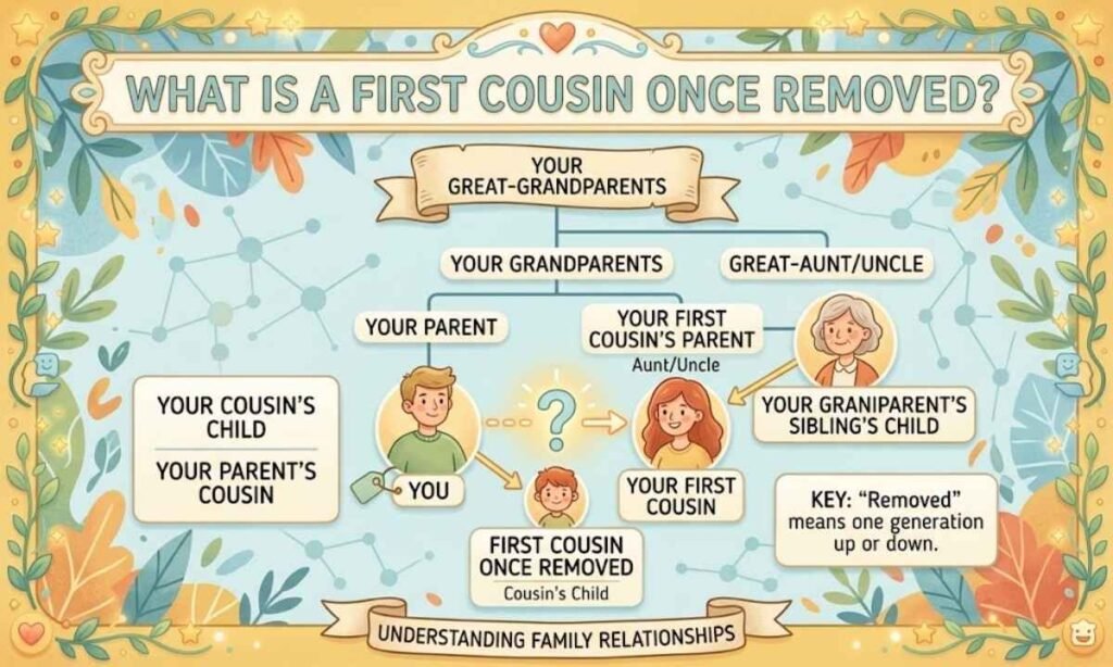 What Is a First Cousin Once Removed