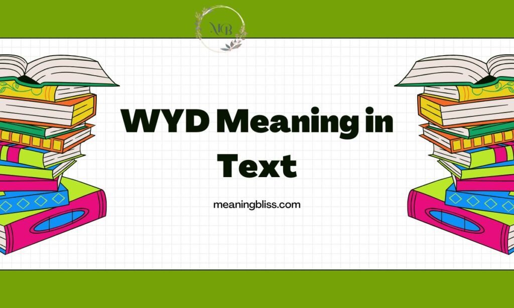 WYD Meaning in Text