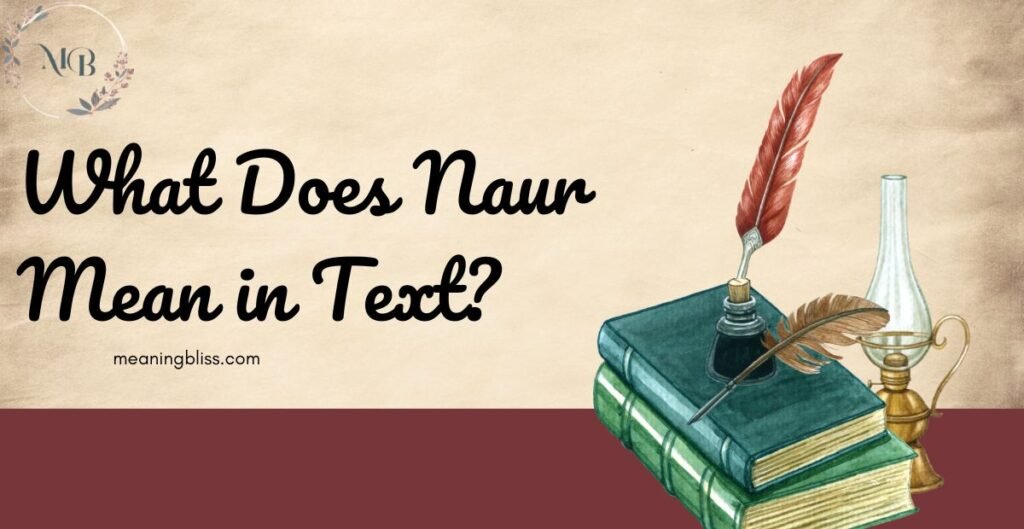 What Does Naur Mean in Text