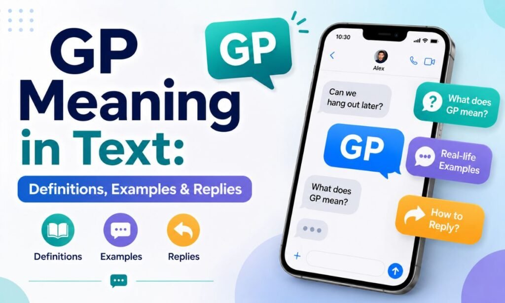 GP Meaning in Text
