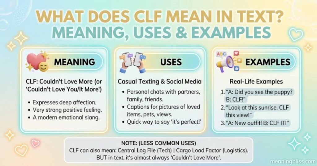 What Does CLF Mean in Text
