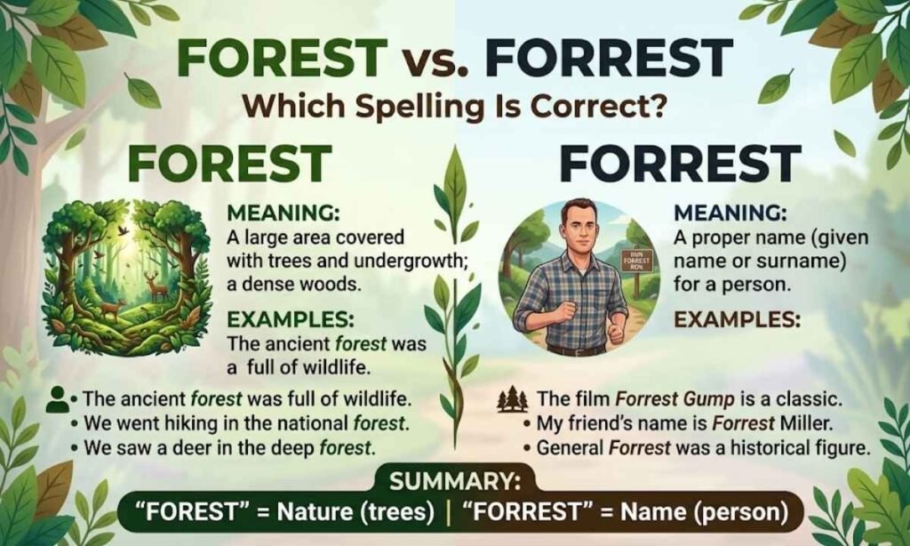 Forest vs. Forrest