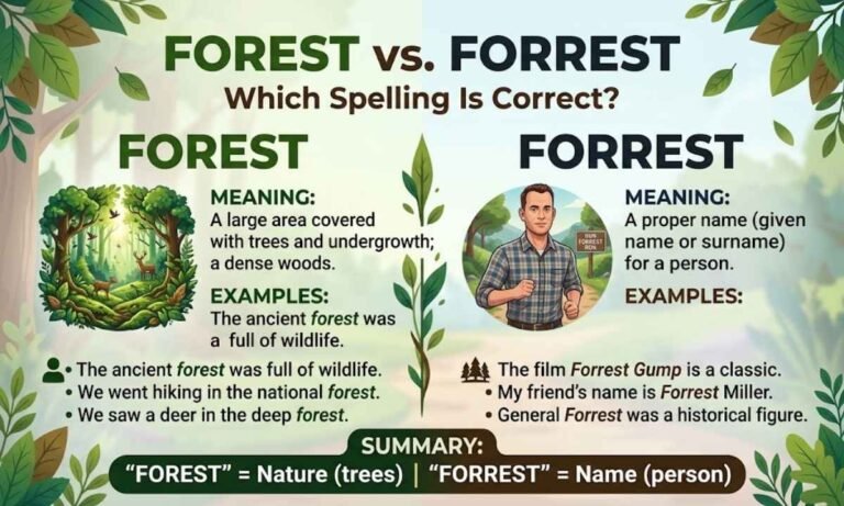 Forest vs. Forrest