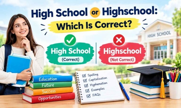 High School or Highschool