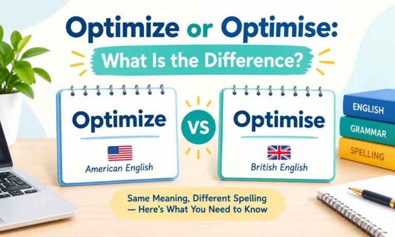 Optimize or Optimise