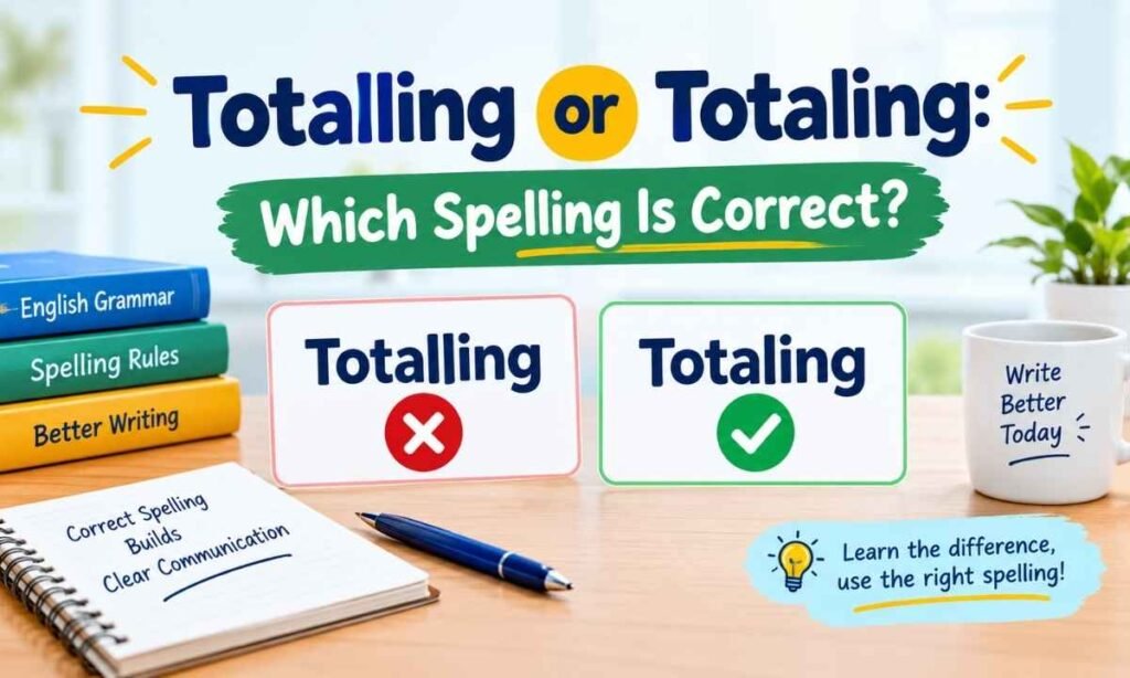 Totalling or Totaling