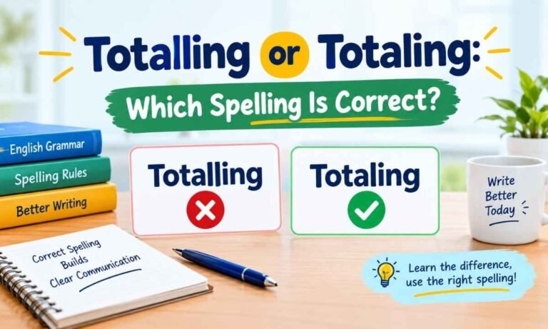 Totalling or Totaling