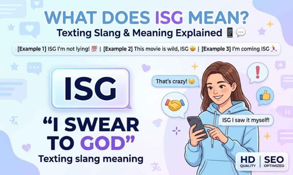 What Does ISG Mean in Texting