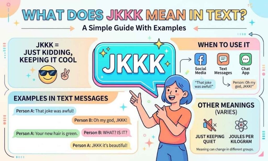 What Does JKKK Mean in Text